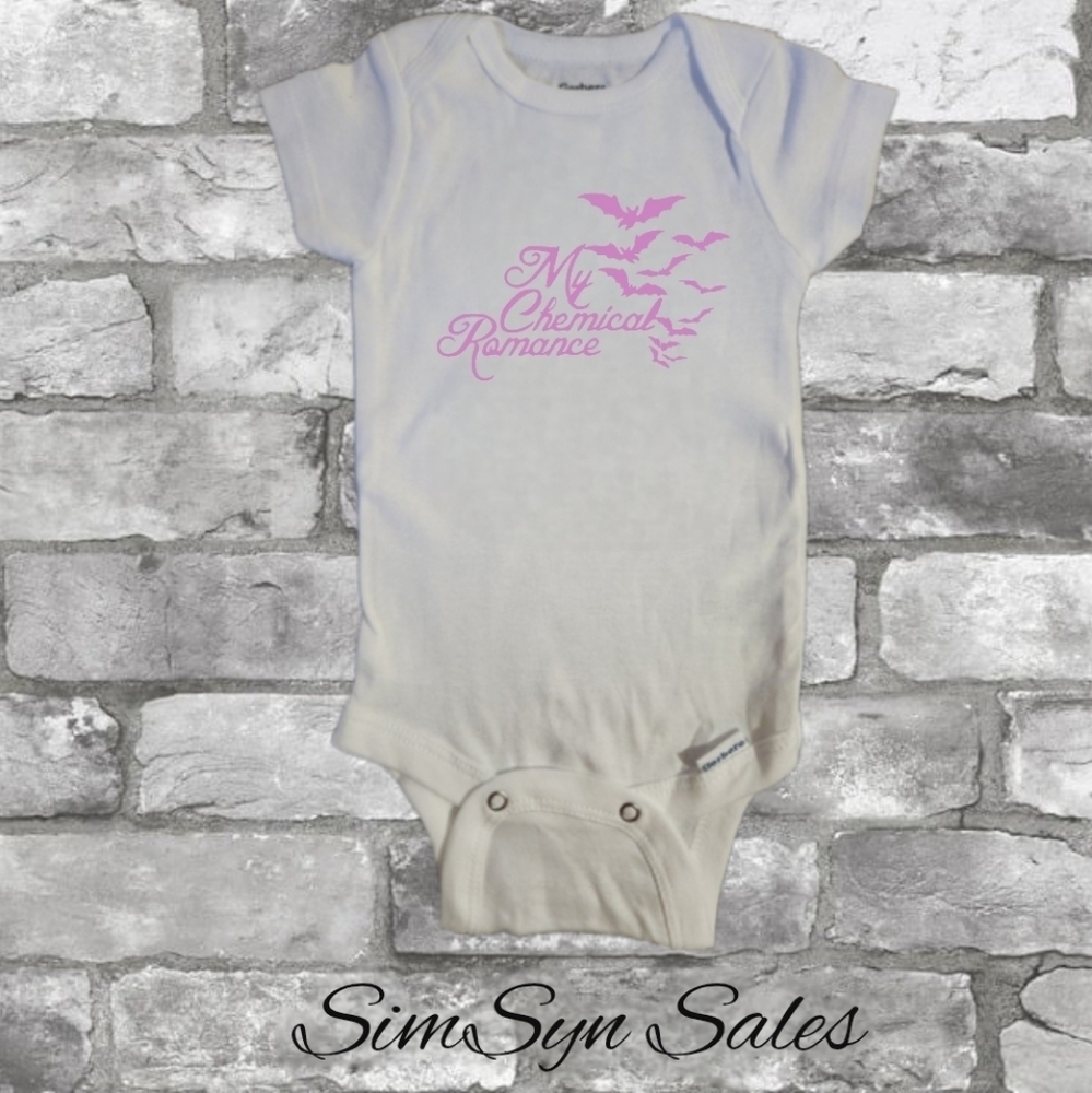 My Chemical Romance Unisex Baby Band Onesie Onepiece Bodysuit 0-3 Months New
